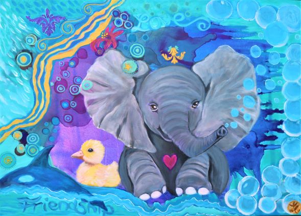 FRIENDSHIP FRIENDSHIP Painting - Leinwanddruck