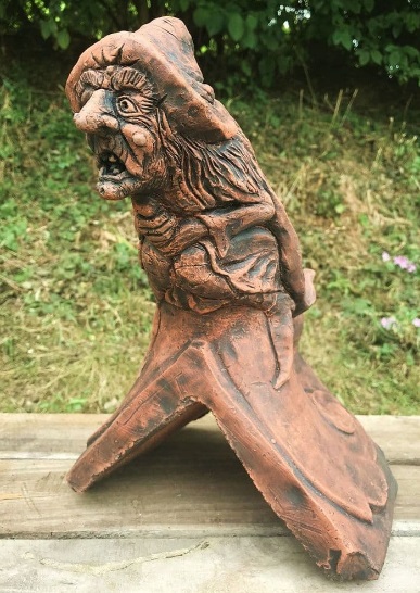 Hexe-Dachreiter Dachreiter Hexe