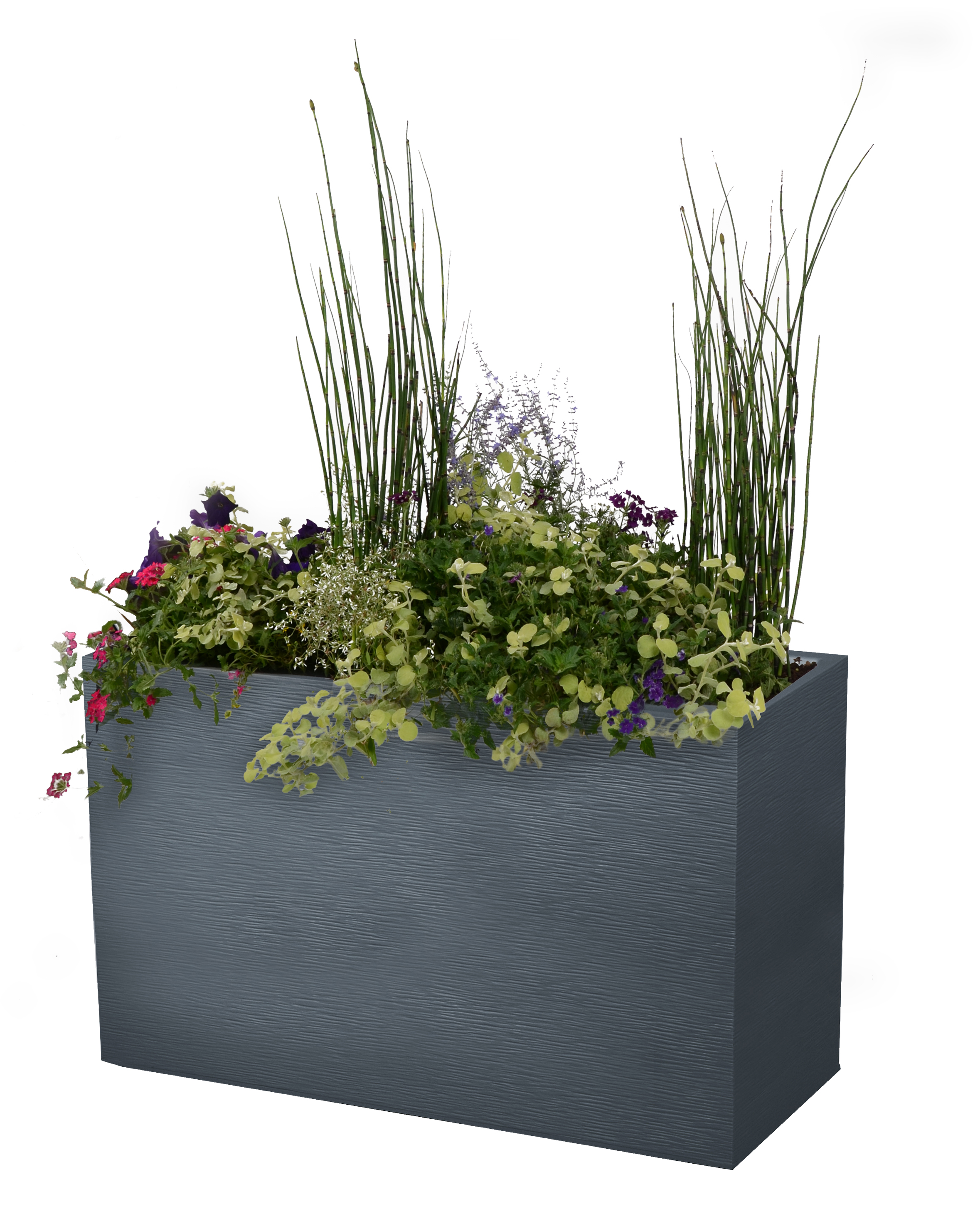 13735-G-ANT-plantes Pflanzkasten in Rillenoptik