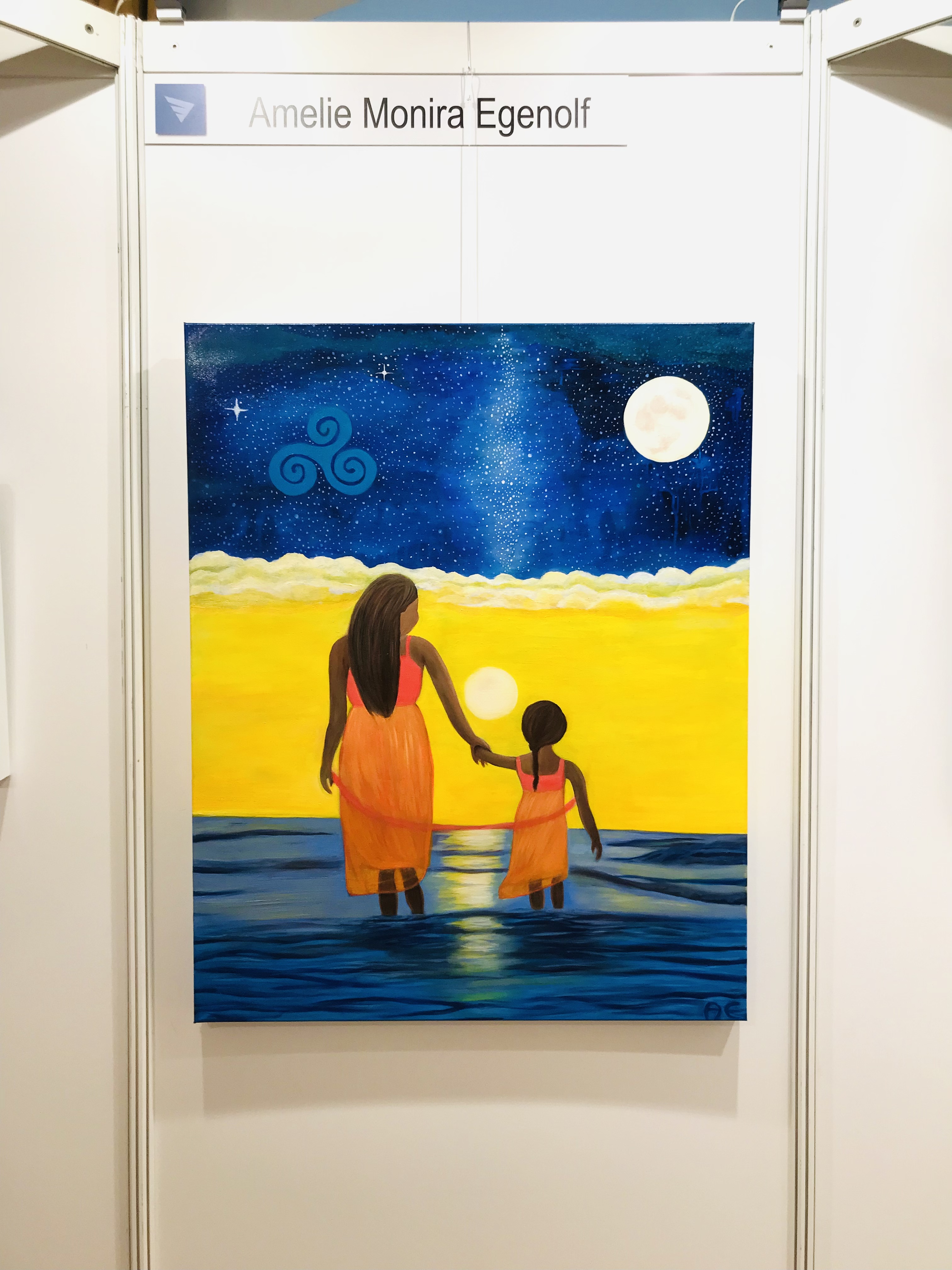 2A49F702-6DA5-4D62-A69F-F1A950FC5870 Mother love - original oil painting and print