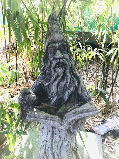Wizard mit Buch - 90cm