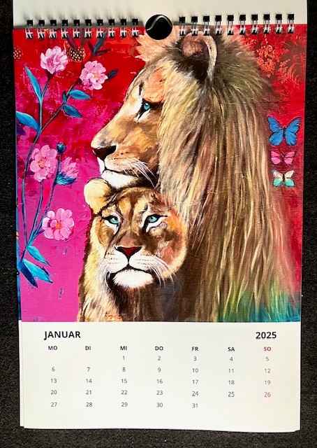 Kunstkalender - 2025 Kalender Monira Art