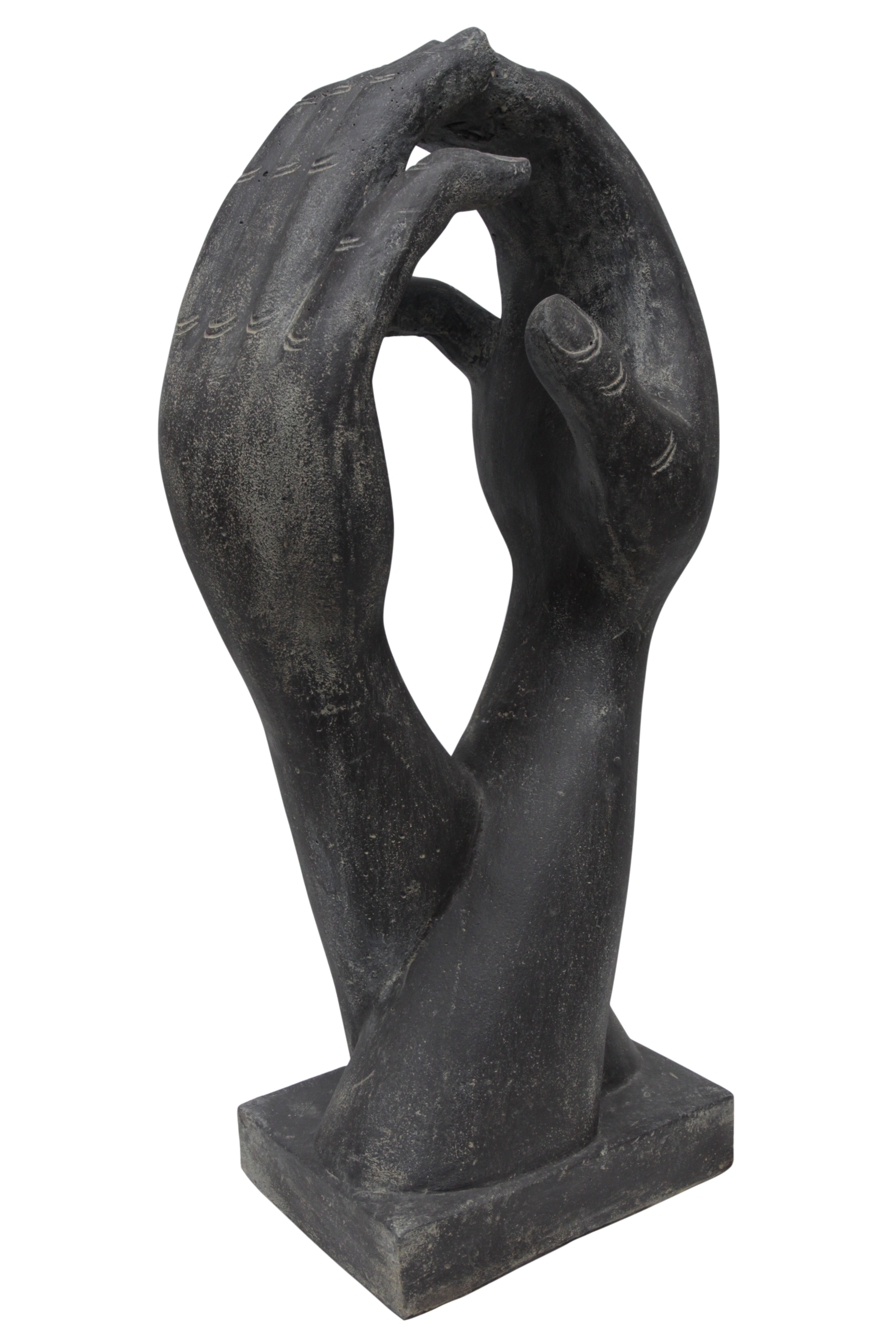 Abstrakte Skulptur - Hände auf Sockel