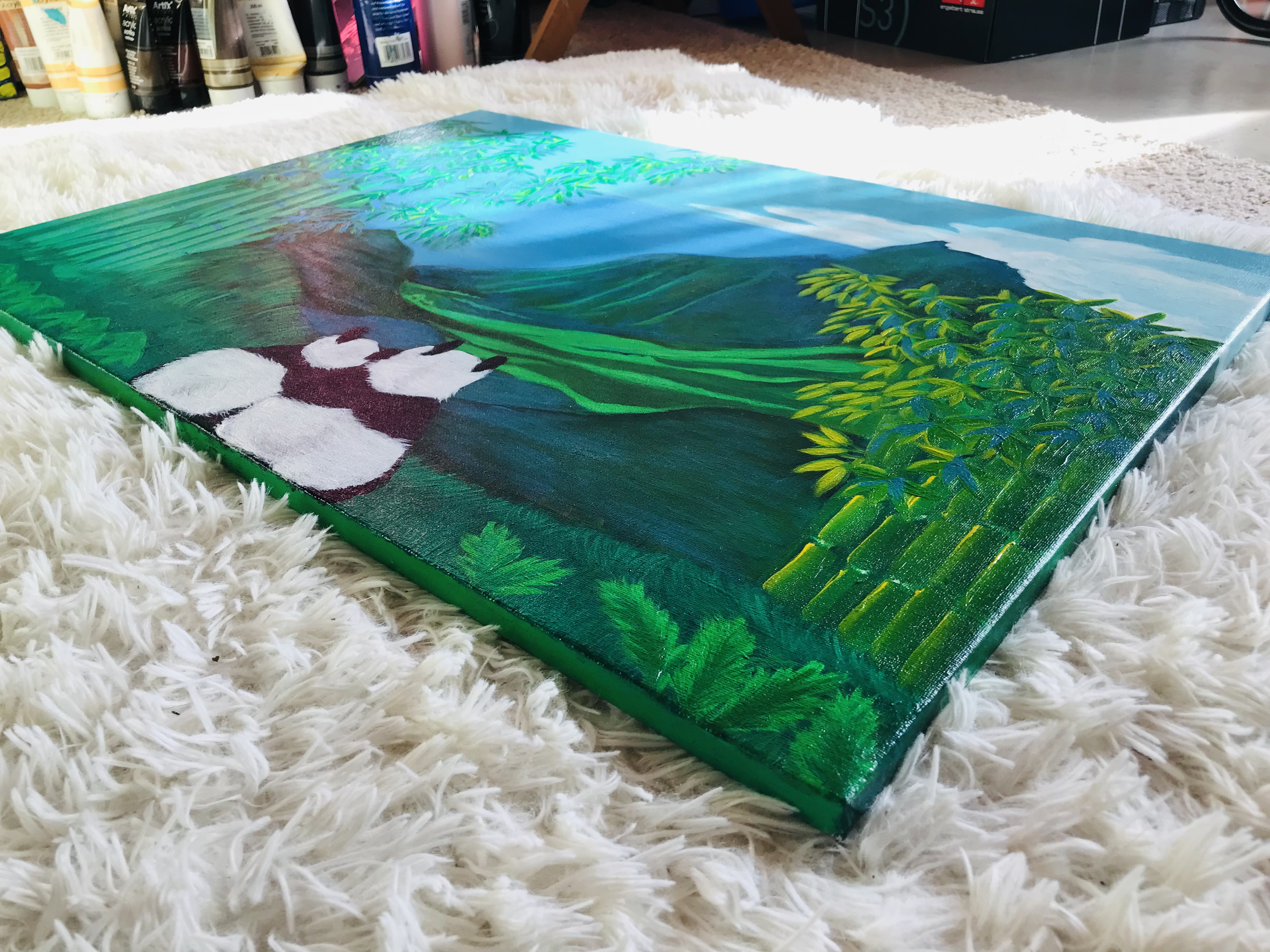 4ACADB8B-C322-4F92-8099-918DA63302FA Panda Dream painting - print
