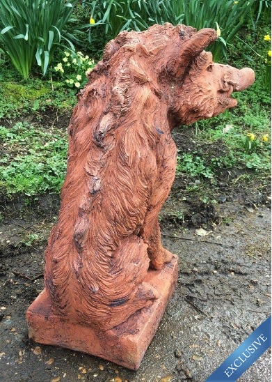 Wildschwein Statuen Paar