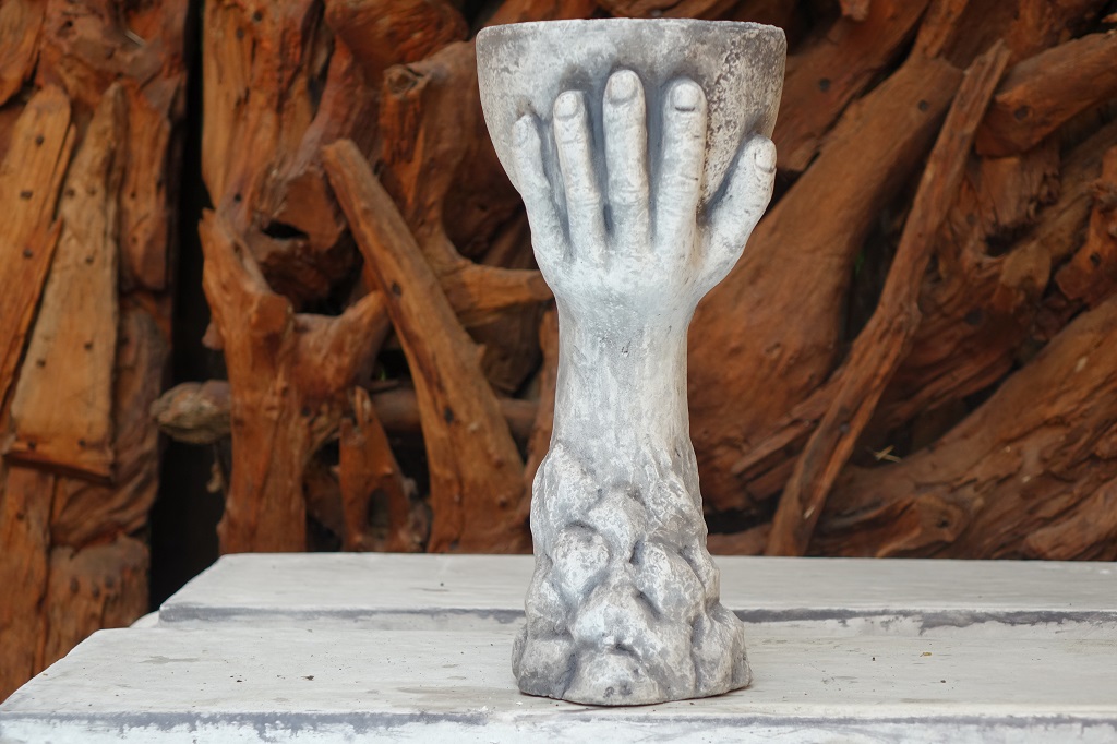 Hand mit Schale