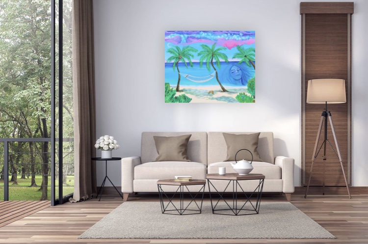 Paradise alive - Original painting