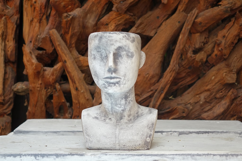 Frau-Pflanzgef-ss Pflanzkopf Pflanzgefäß