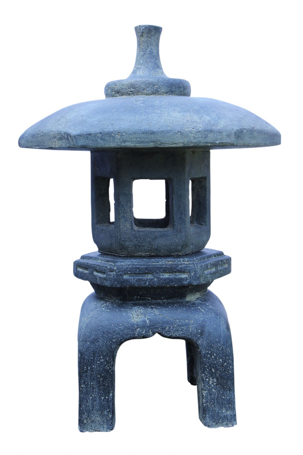 Gartenlaterne-70cm Gartenlaterne aus Stein 70cm