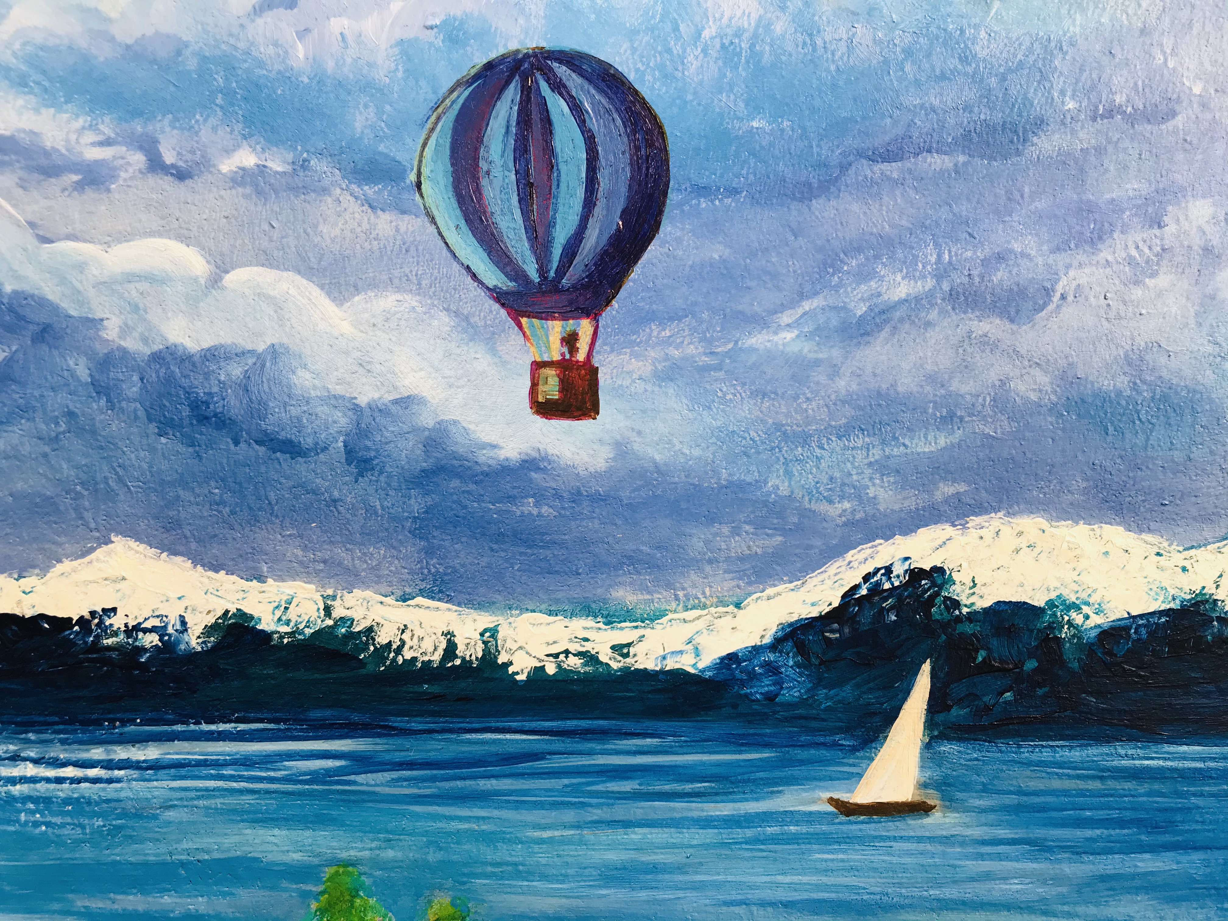 Bambi Dream - Original Painting on wooden board