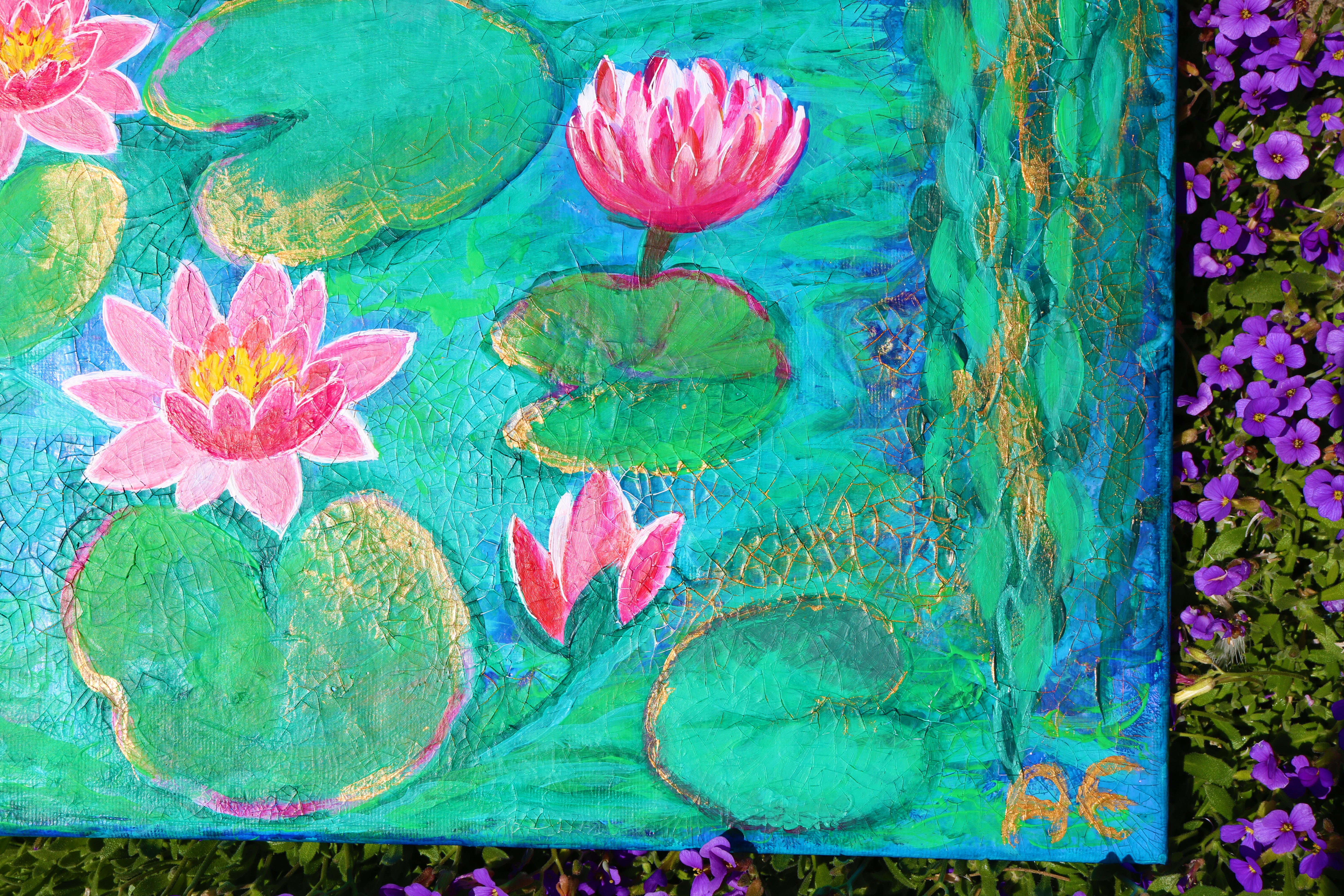 Waterlove-signature Water Love - Original Painting and Print