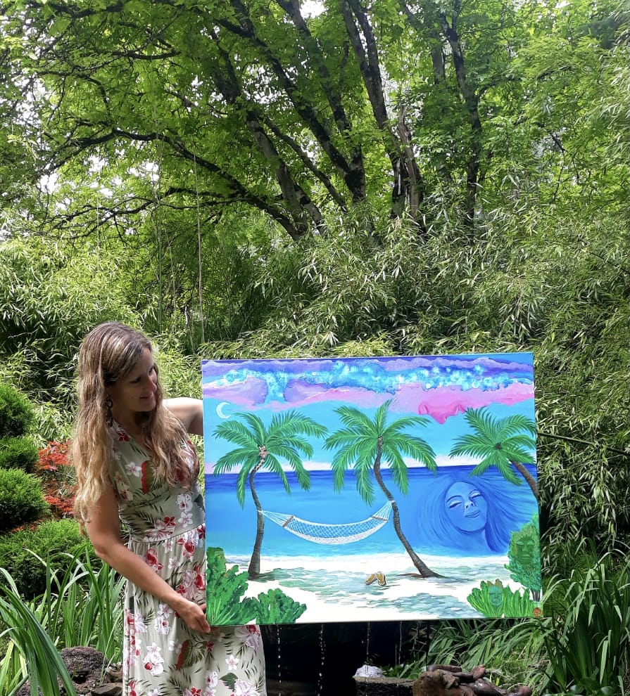 Paradise alive - Original painting