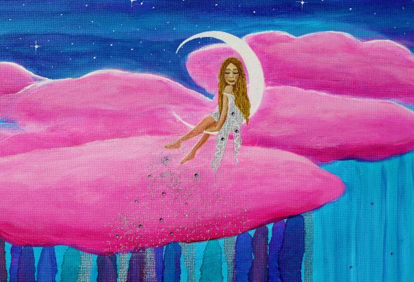 Fairy-dream-close Fairy Dream painting - Original painting