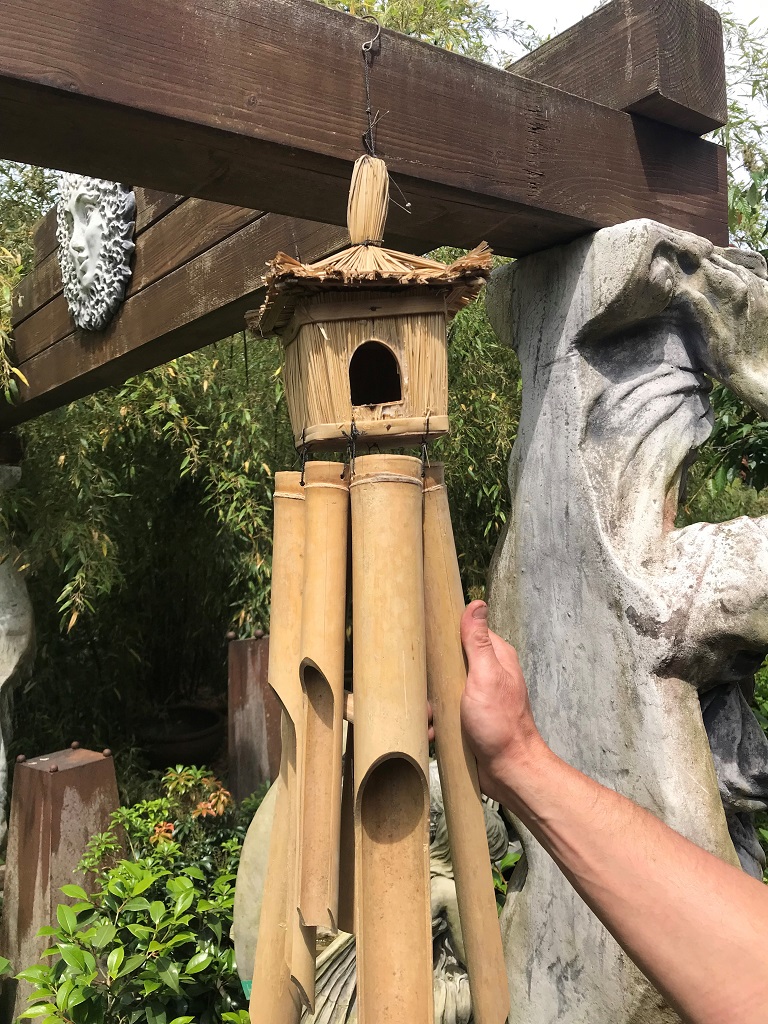 Windspiel Bambus