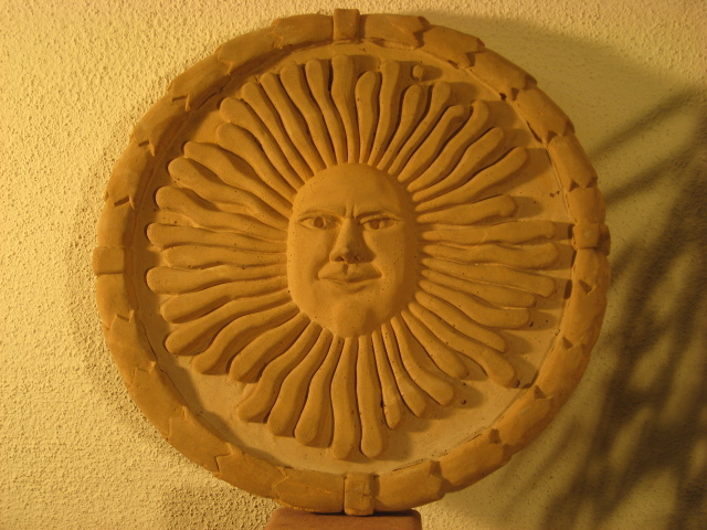 sf10131 Sonne - Methusa aus Sandstein