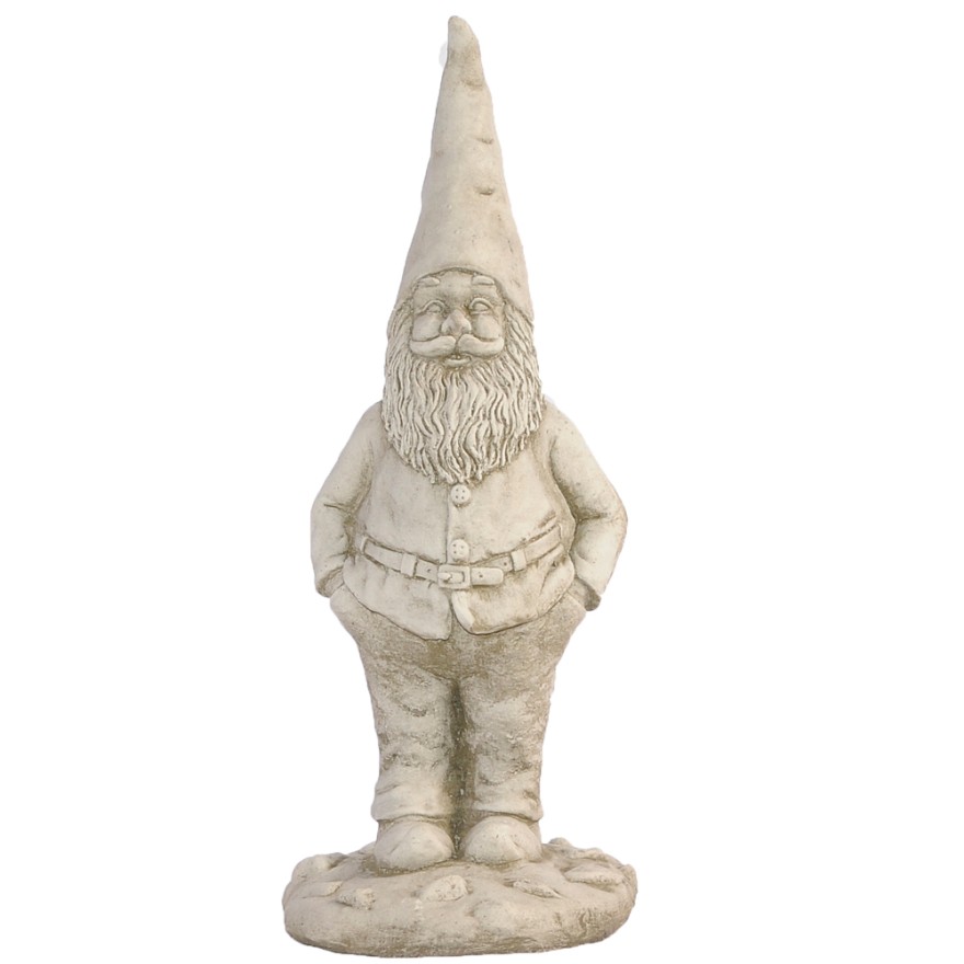 Zwerg-mit-spitzen-Hut Gartenzwerg mit spitzem Hut
