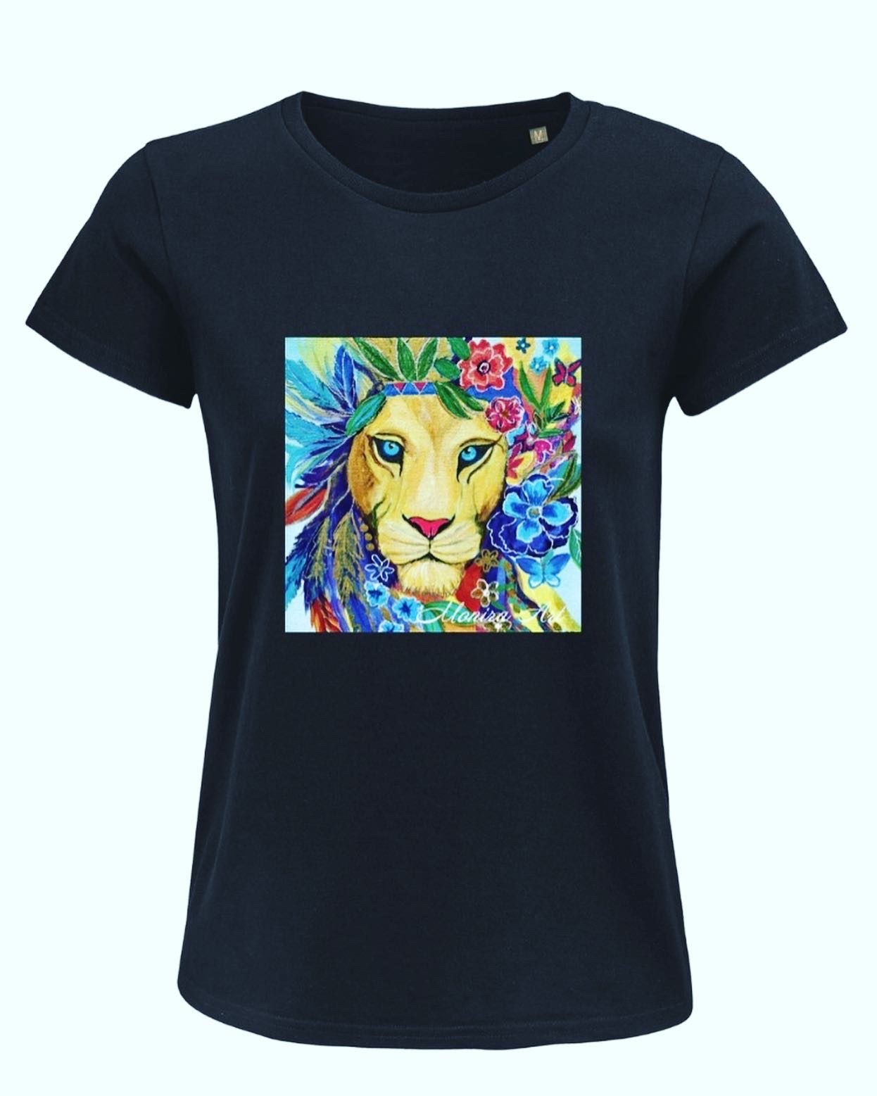 T-Shirt-schwwarz Kunst Damen T-Shirts - Fine Art Shirts