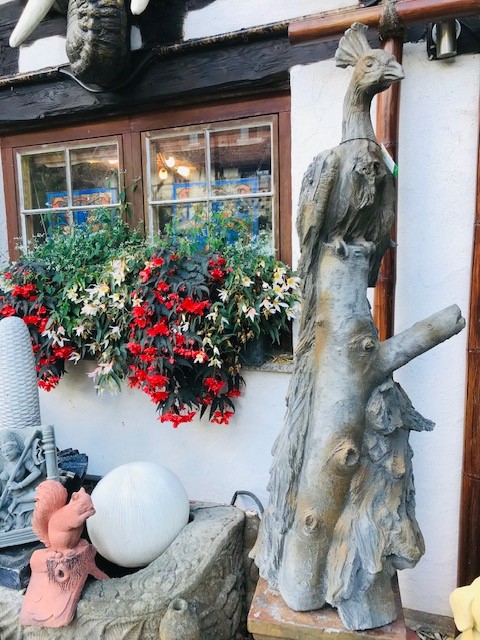 Pfau-wesen-der-L-fte-Vidroflor Wesen der Lüfte - Pfau - 152cm