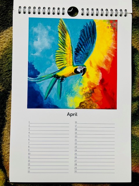 Kunstkalender - Geburtstagskalender Monira Art