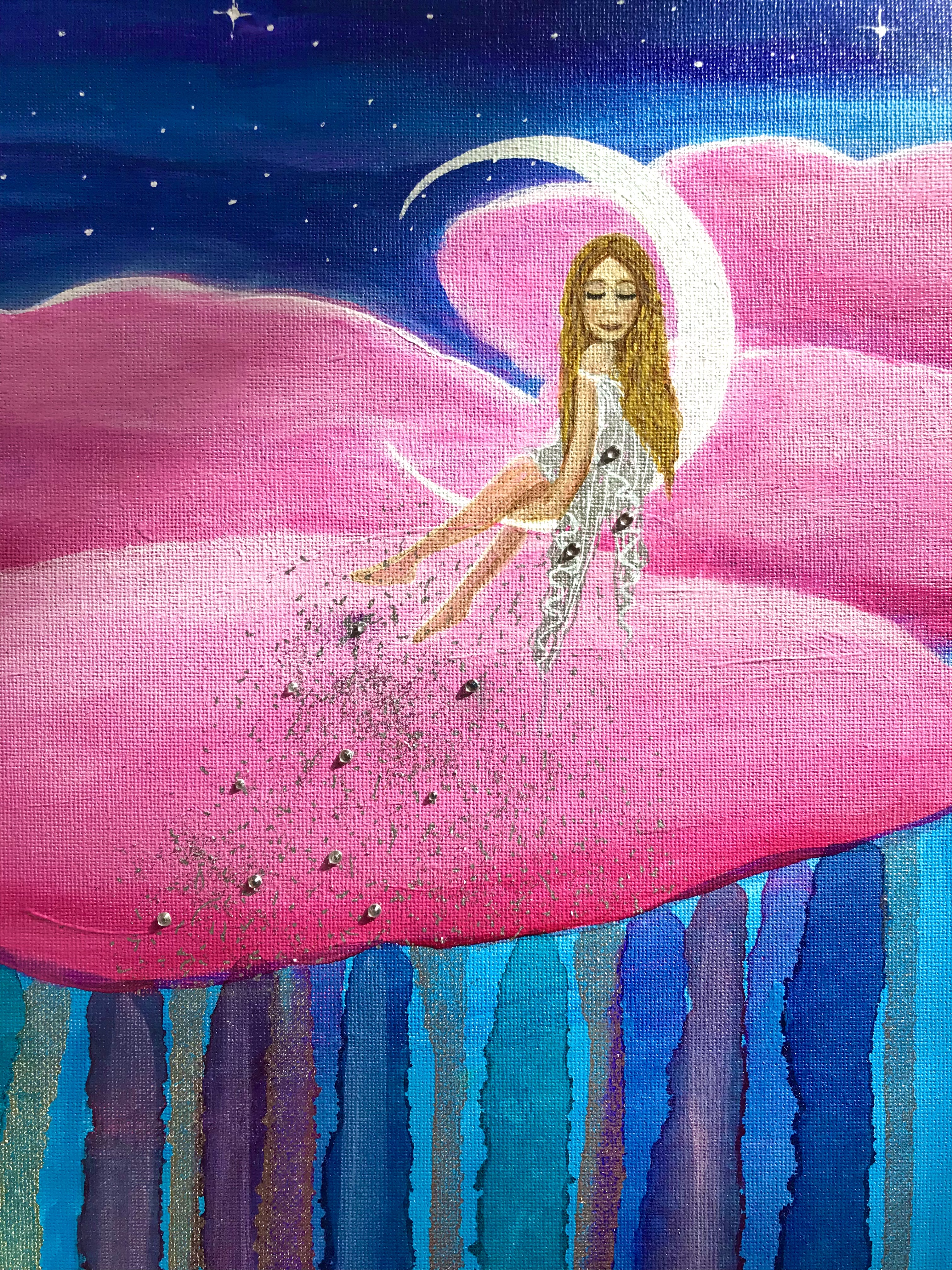 CEC07BCC-DE7B-4970-95A7-33D701891DEF Fairy Dream painting - Original painting