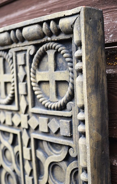 Gothisches-Releif Gotisches Kreuz Relief
