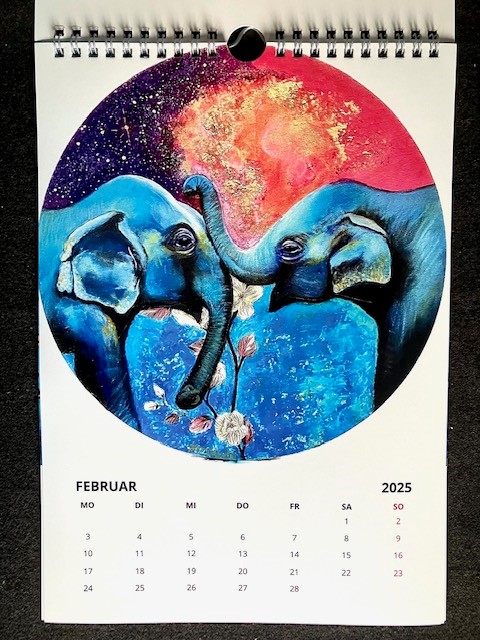 Kunstkalender - 2025 Kalender Monira Art