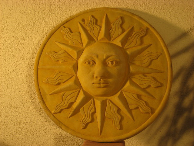 sf10130 Ockerfarbene Sonne