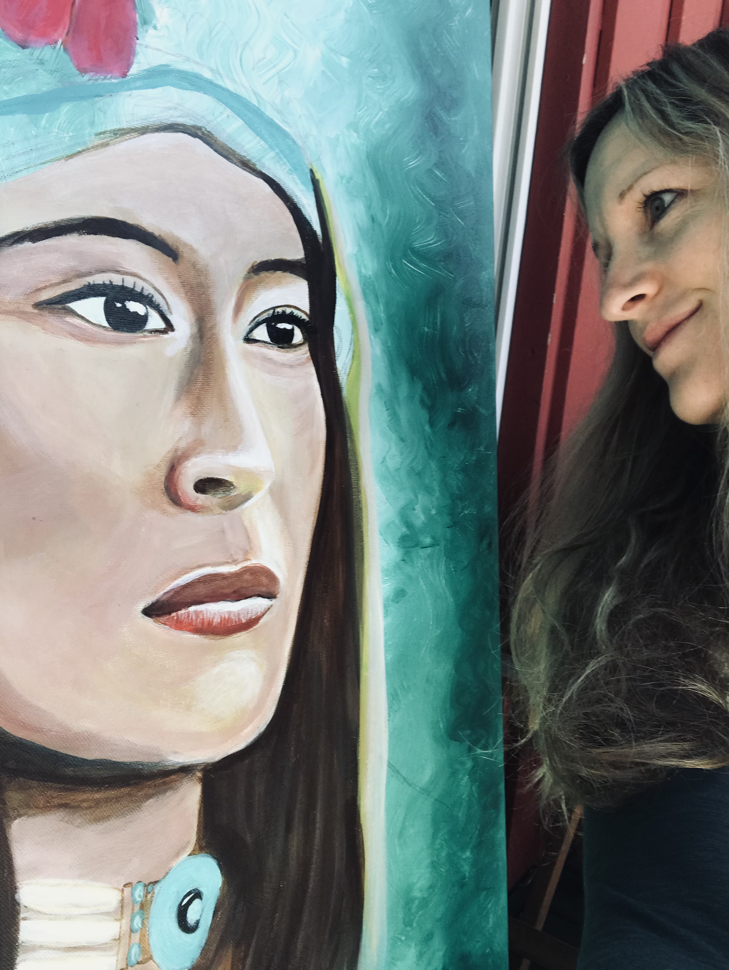 Warrior Dream - Original painting and print