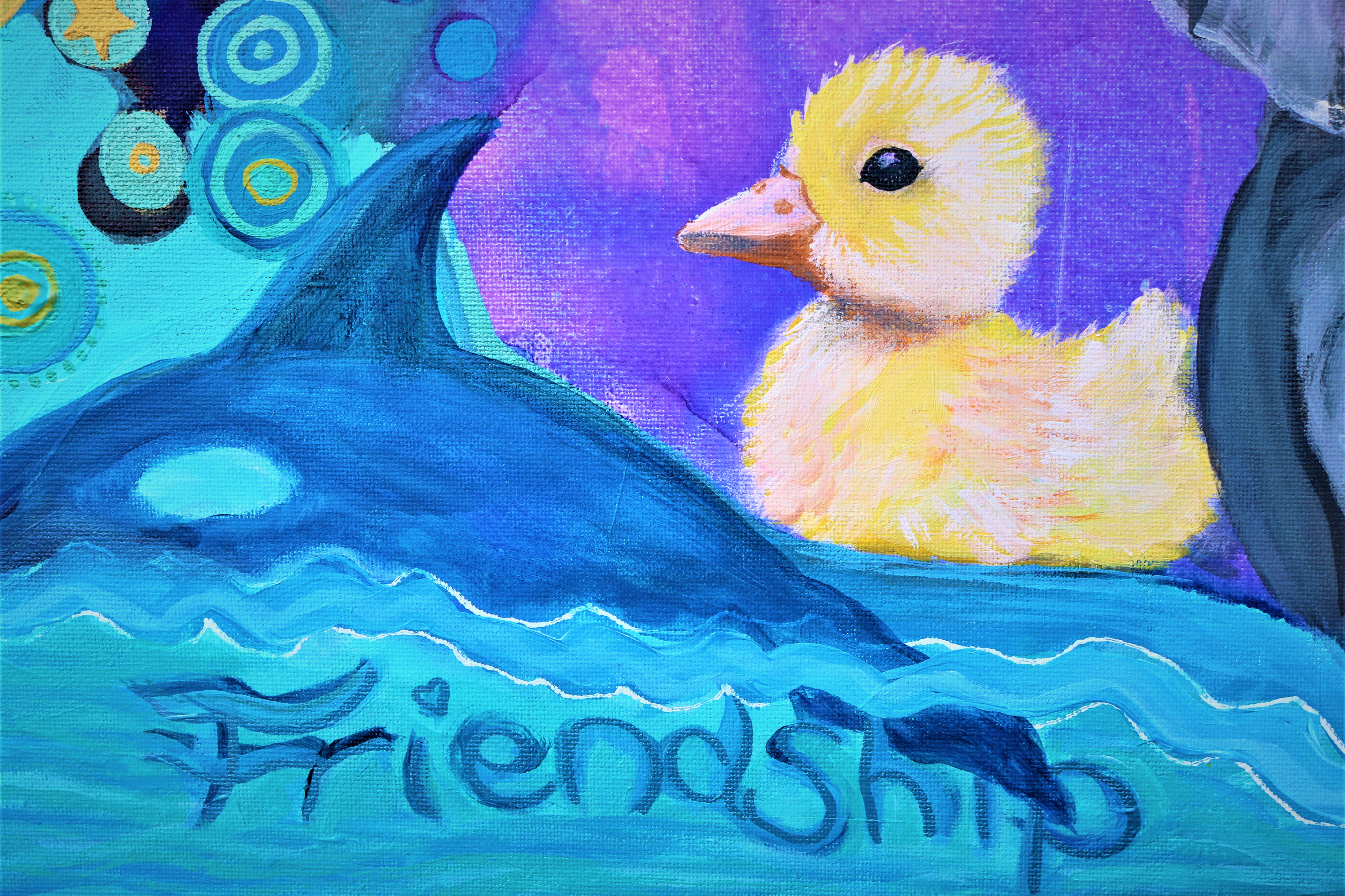 FRIENDSHIP-K-CKEN FRIENDSHIP Painting - Leinwanddruck
