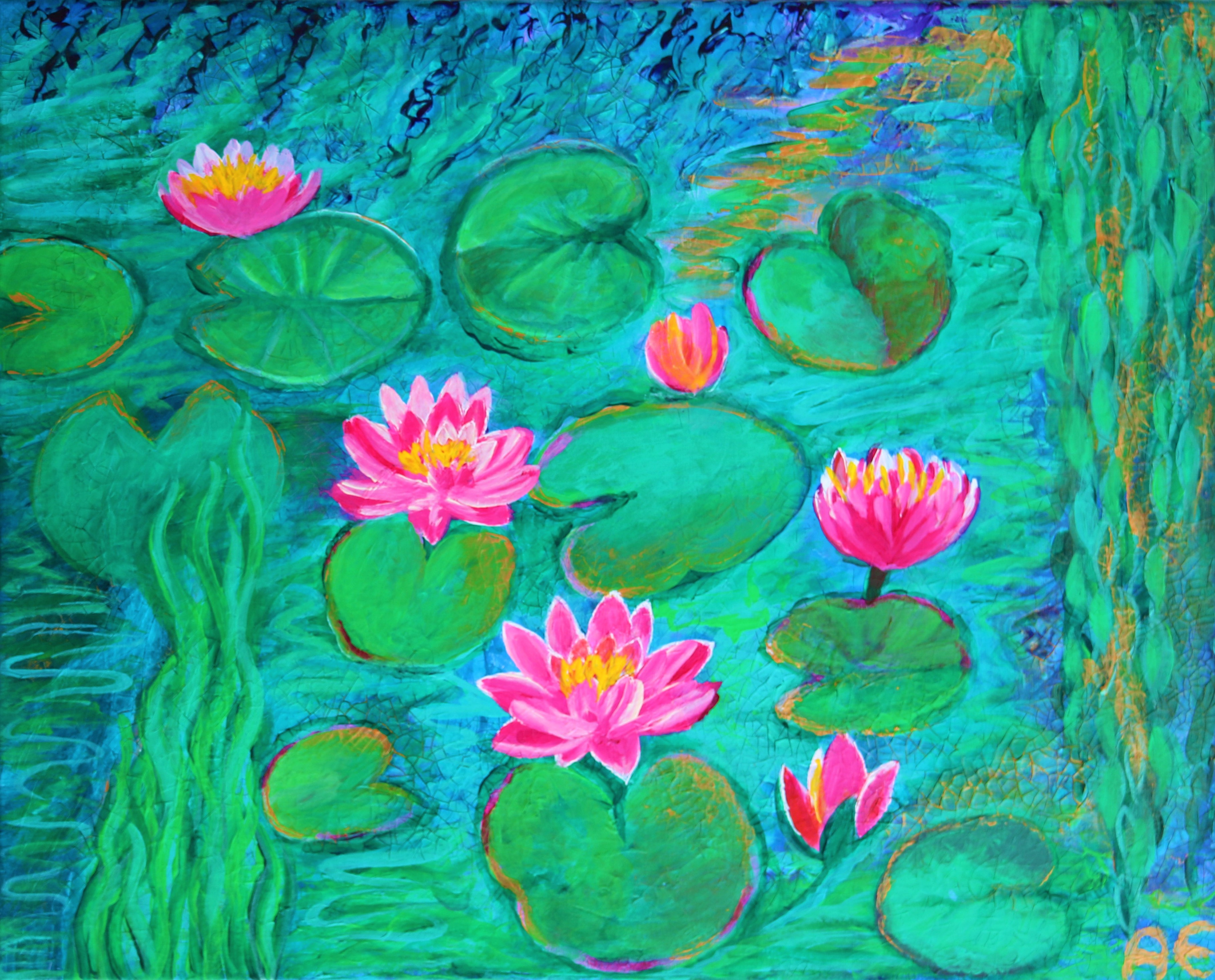 Water-Love Handtuch mit Kunstdruck - art towel Monira Art