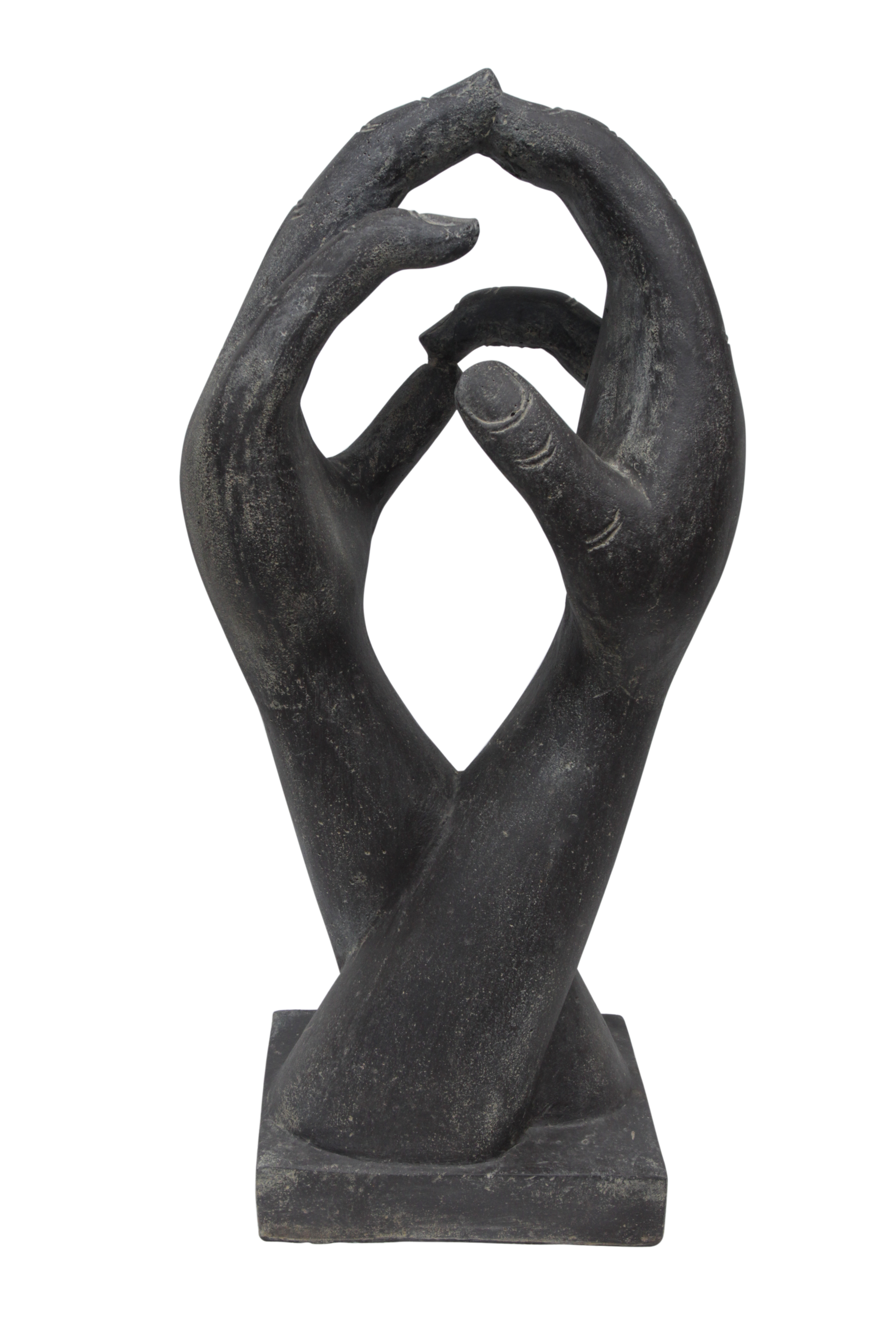 Abstrakte Skulptur - Hände auf Sockel