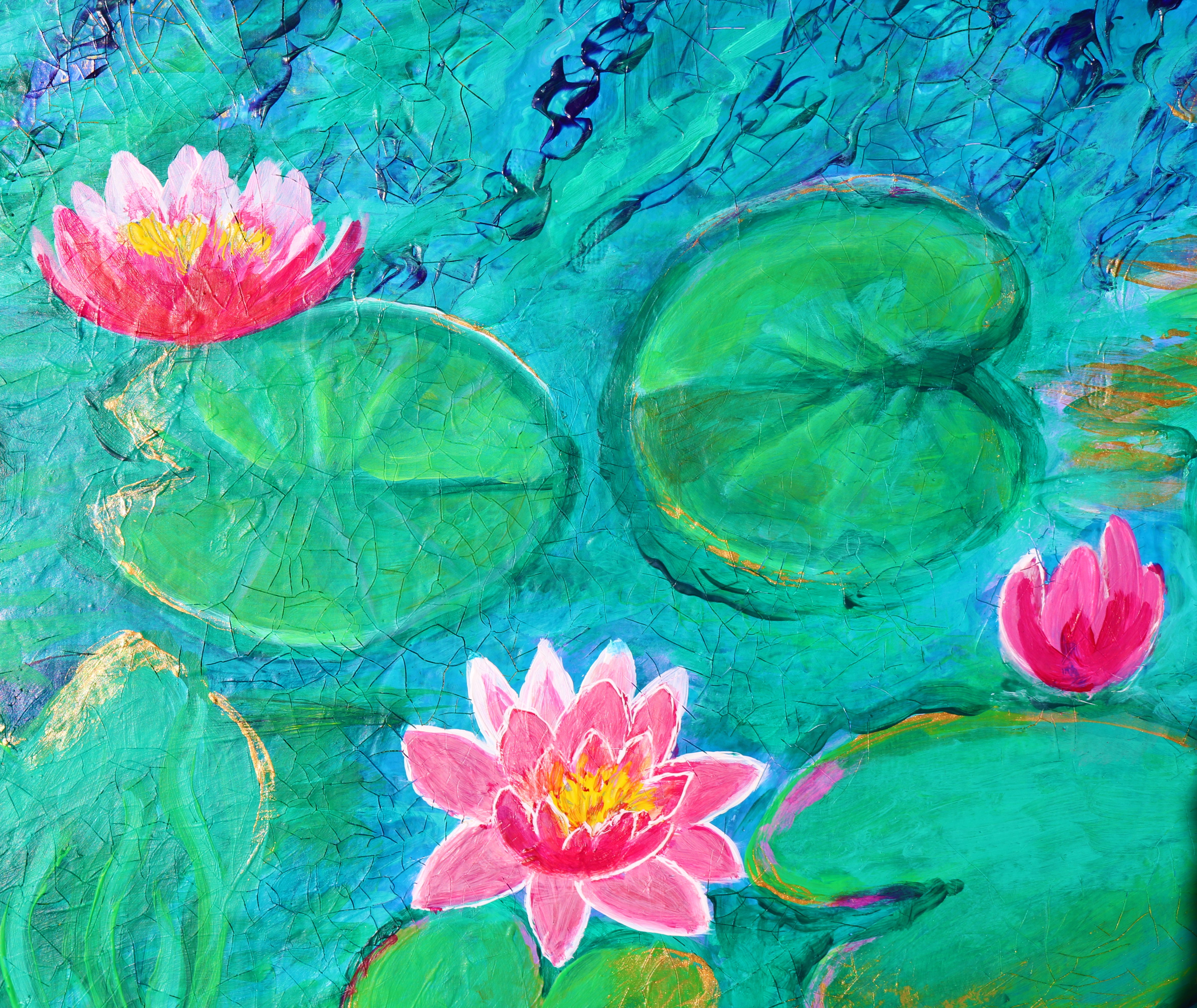 Waterlove-detail Water Love - Original Painting and Print