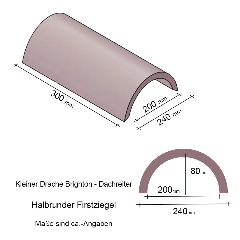 Kleiner Drache Brighton - Dachreiter