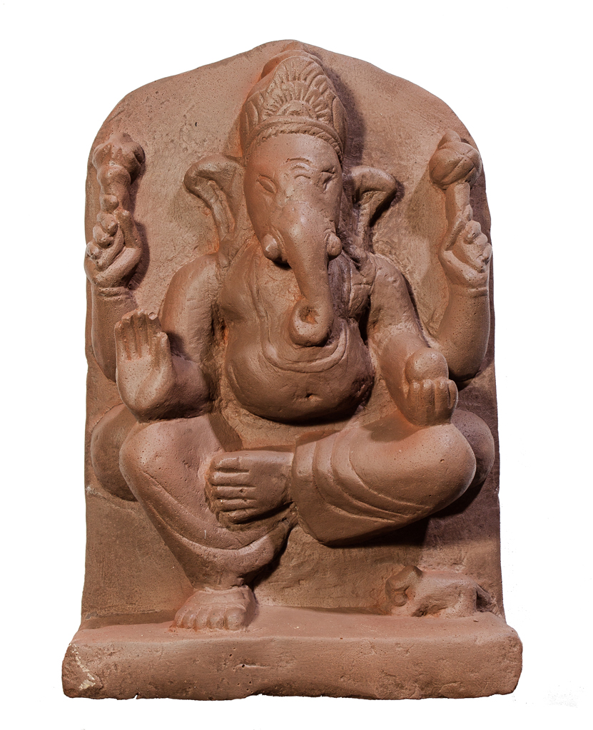Ganesha-Relief Ganesha Relief sitzend