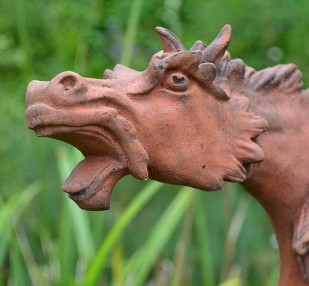 Pferd/Schlange twin headed - Dachreiter