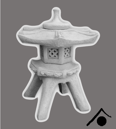 steinlaterne-g-60kg-h-75cm-2x Yukimi - 75cm