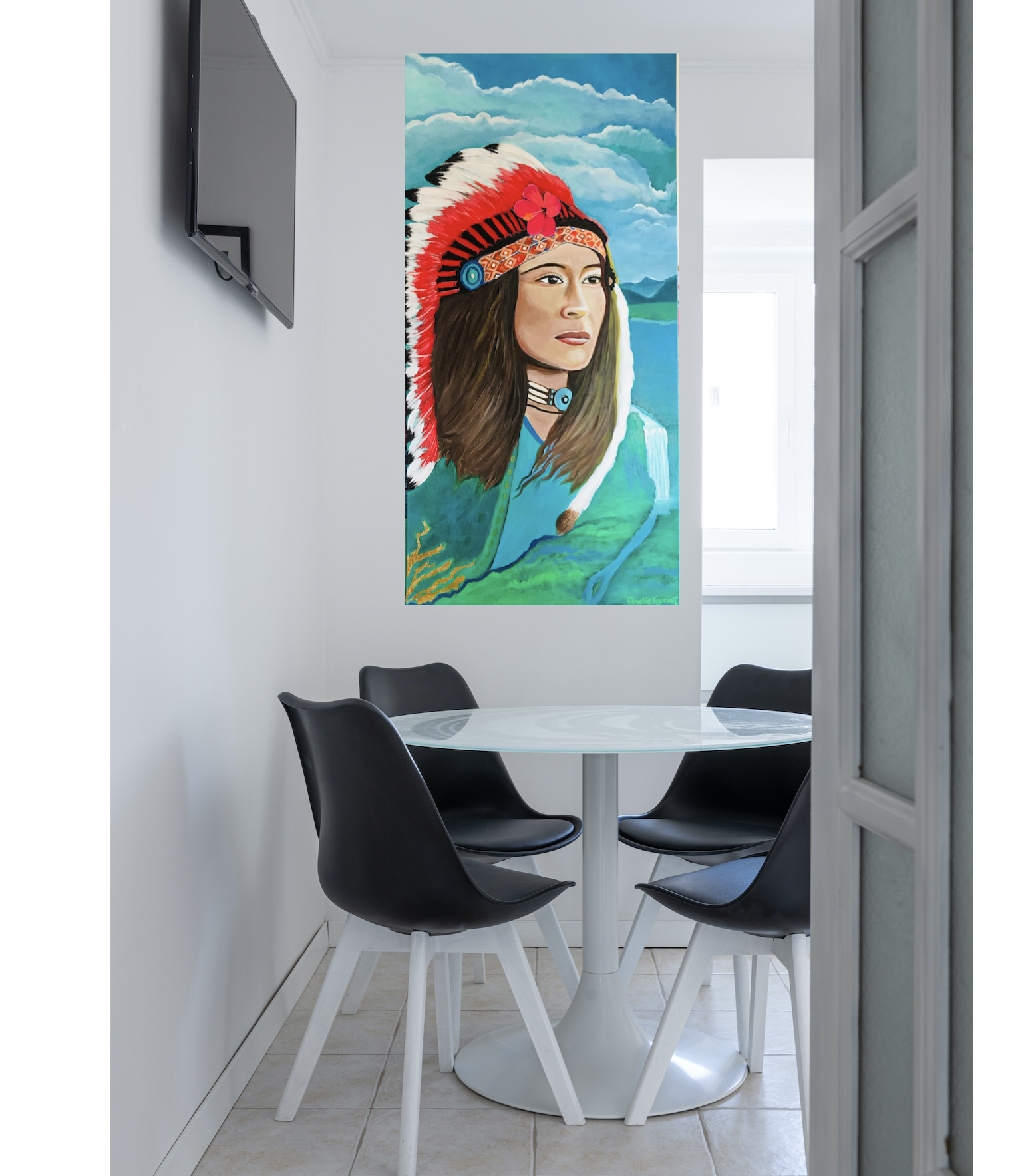 Warrior Dream - Original painting and print