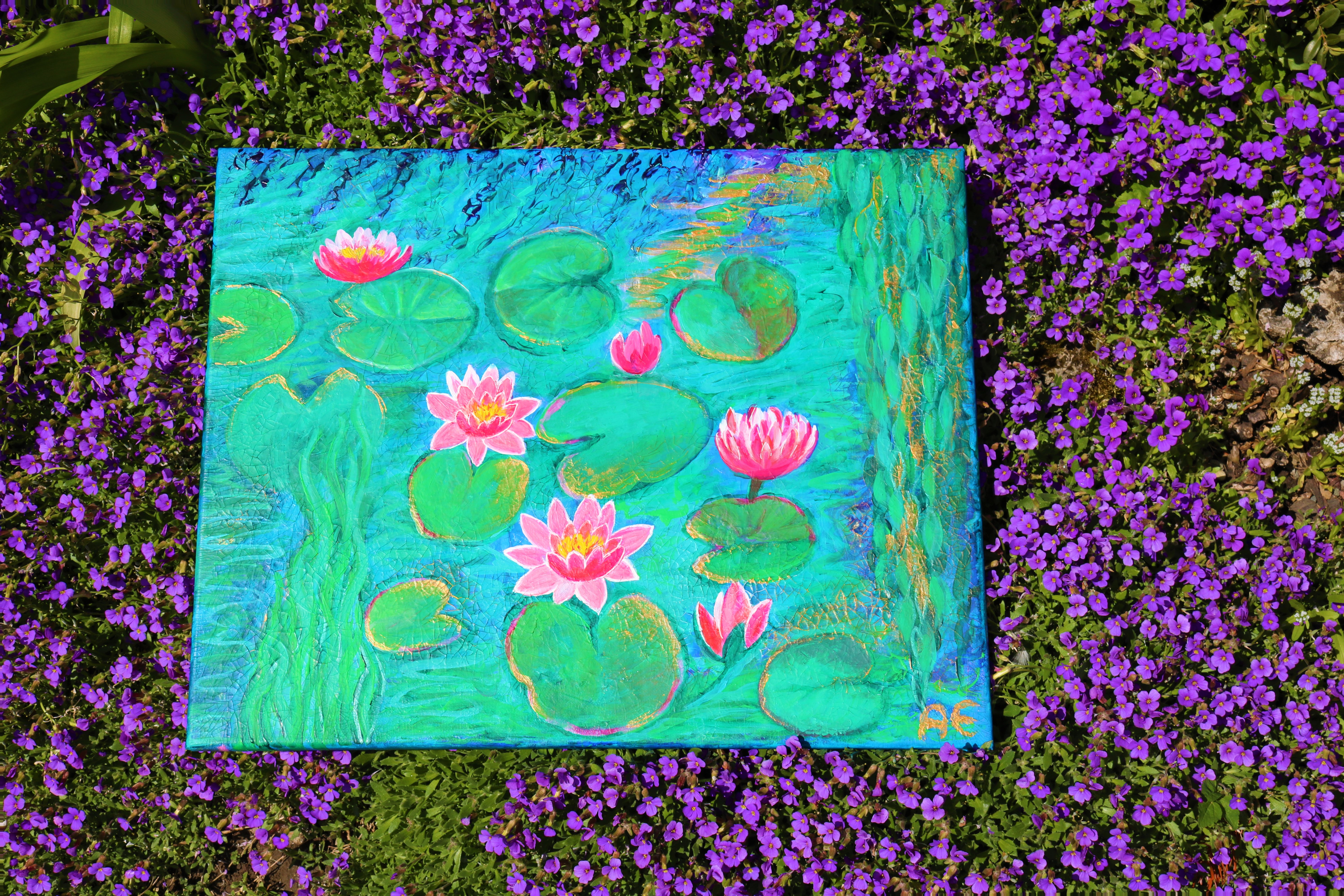 Waterlove Water Love - Original Painting and Print
