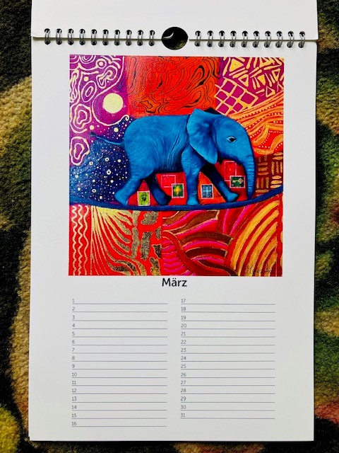 Kunstkalender - Geburtstagskalender Monira Art