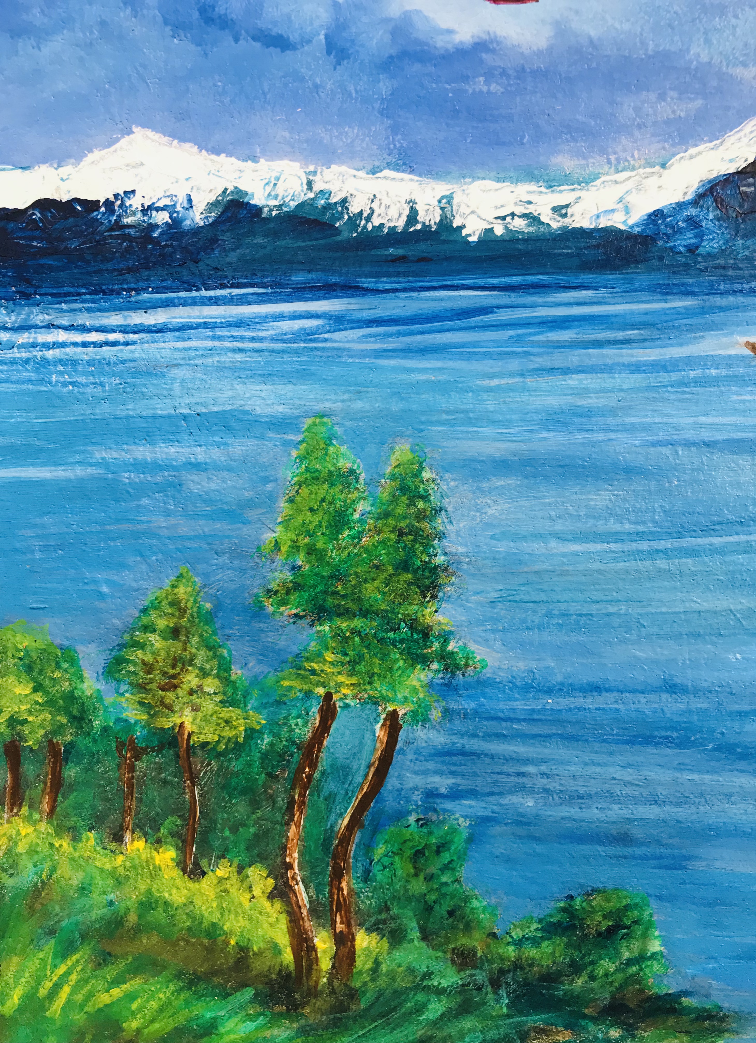 Bambi Dream - Original Painting on wooden board