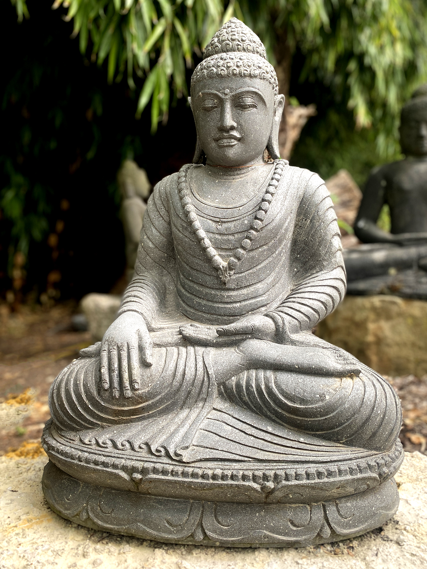 Buddha mit Kette - 80cm