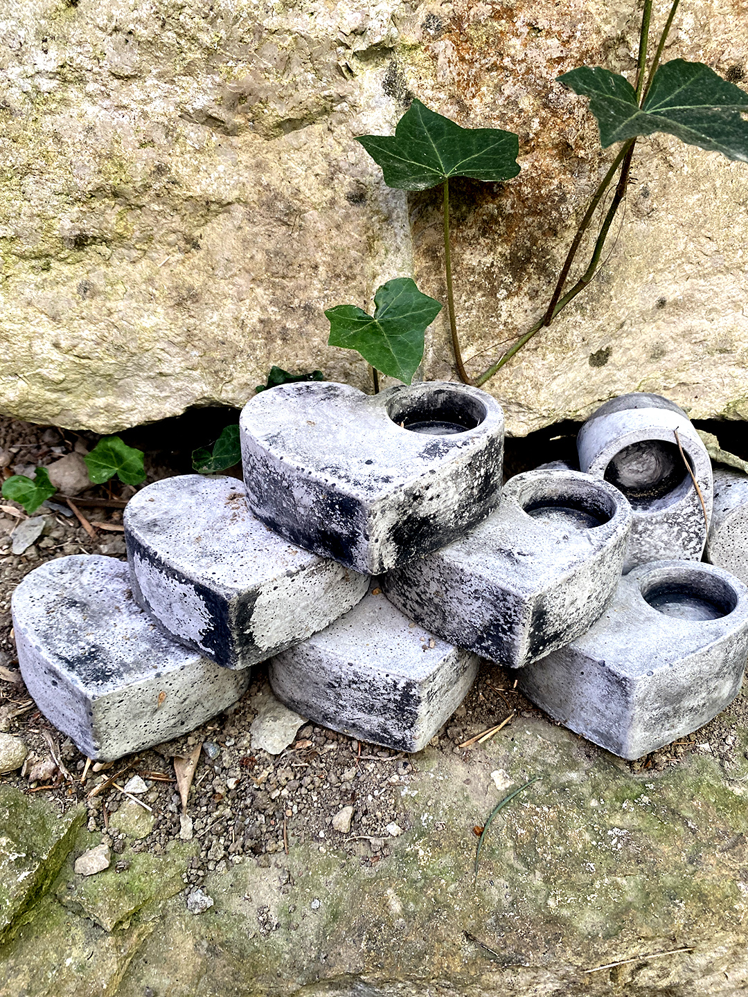 Herz Teelichthalter