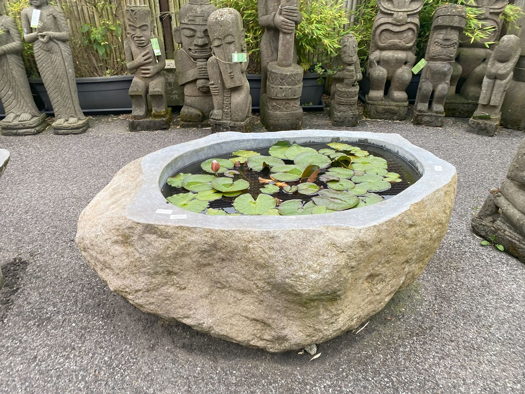 Becken3NtrUijmG29udO Miniteich aus Riverstone in sechs Größen