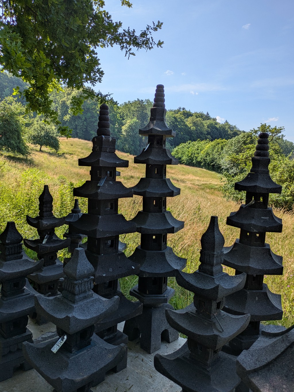 Japanische Serong Pagode, 4 Ebenen Japanische Serong Pagode, 4 Ebenen