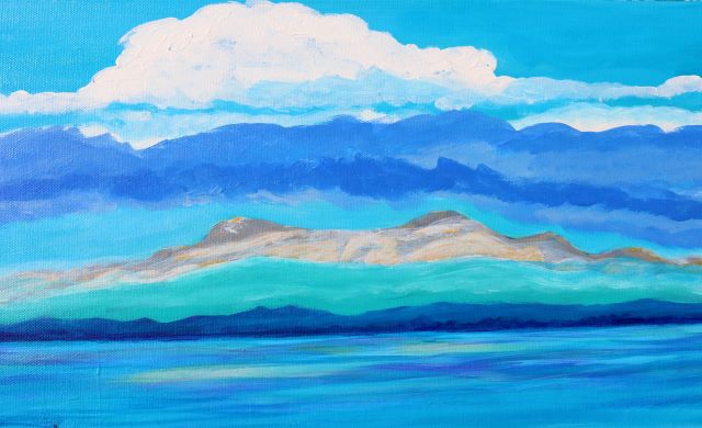 sparkle-waters-close-up-3 SPARKLE LAKE painting - Original und Print