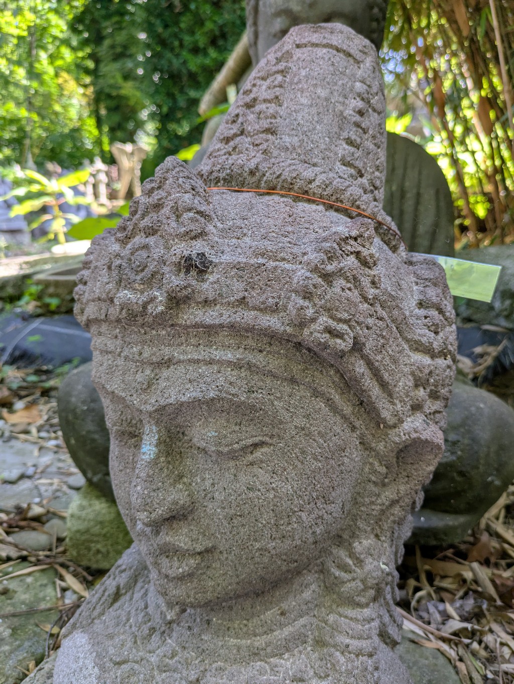 Buddhakopf - Lavastein 52cm Buddhakopf - Lavastein 52cm