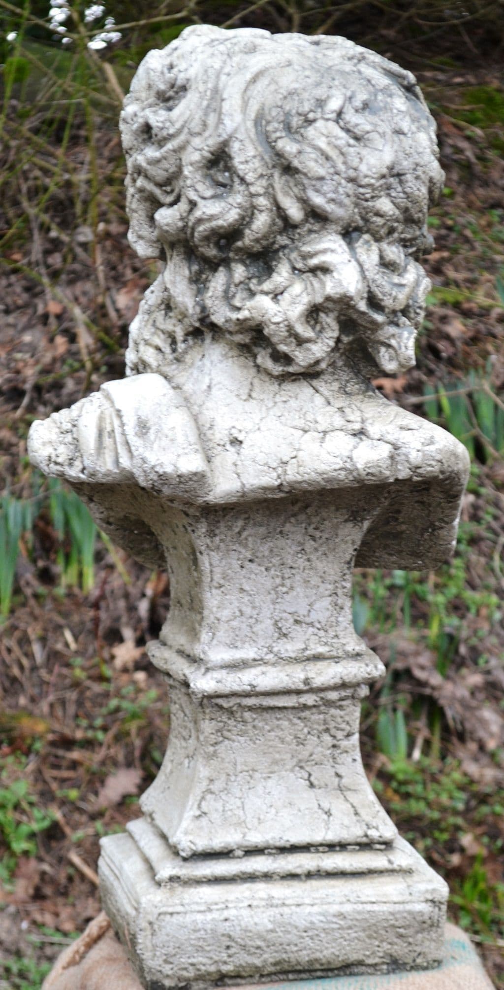 Hercules Büste - Steinfigur