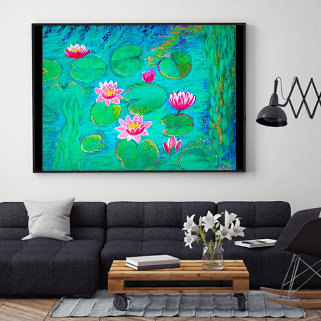 FDCD5AFF-201B-4ABE-9894-ACBE97BC63A5 Water Love - Original Painting and Print
