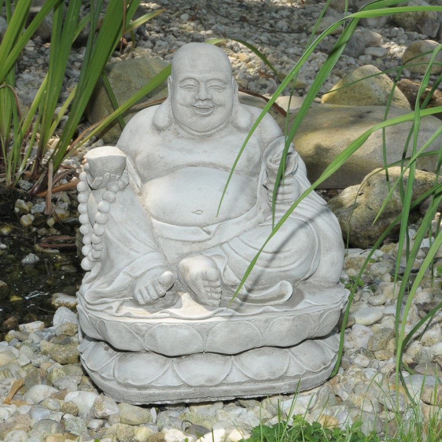 Chinesischer-Buddha-auf-Lotusschale-H-37cm-D3ocm-31kg Kleiner chinesischer Buddha