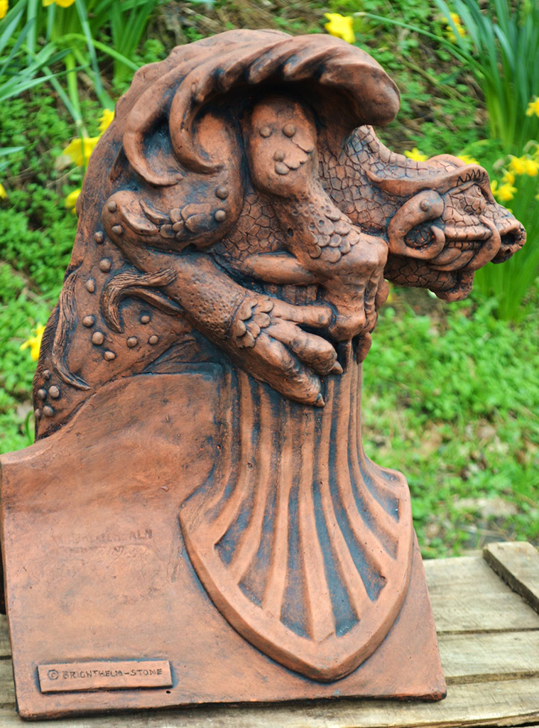 gothic-dragon-roof-finial-angled-ridge-tile-3-1687-p Gotischer Drache - Dachreiter